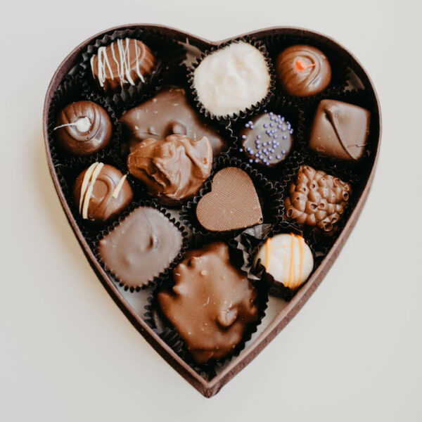 Assorted Chocolates In HeartShaped Box Baums